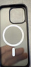 绿联适用iPhone16Promax手机壳 苹果16ProMax磁吸壳 MagSafe保护套 无线充电防摔 磨砂黑色 实拍图
