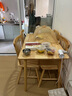 全品屋全实木餐桌家用餐桌椅组合小户型现代饭桌橡胶木餐厅长方桌餐桌 【全实木】长条桌 120*70单桌+4把温莎椅 实拍图