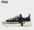 斐乐（FILA）官方LOOP女鞋帆布鞋新款休闲运动鞋小白鞋板鞋断层鞋 黑-BK 39 实拍图