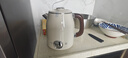 美的（Midea）艺术家电热水壶  烧水壶自动断电保温一体  1.6L大容量电热水壶 316L不锈钢恒温壶 精准控温 63-Q 实拍图