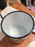 拜杰搪瓷杯铁杯子搪瓷缸水杯复古老式带盖铁茶缸子大容量1200ml  实拍图