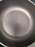 KIWICOO德国钛聚力平底锅不粘锅家用牛排煎锅无涂层煎蛋炒锅电磁炉燃气灶 【钛聚力煎炒锅】黑瓷耐脏 26cm 实拍图