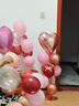 全品屋 情人节爱心形桌飘气球装饰求婚浪漫氛围布置婚房摆件拍照 心形桌飘组合C【一对装+气筒】 实拍图