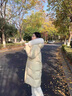 艾珠儿（Aizhuer）羽绒棉服女冬季韩系中长款毛领大衣外套女宽松加厚保暖棉衣棉袄潮 鹅黄色 M（建议105-120斤） 实拍图