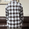 优衣库男女装法兰绒格子衬衫长袖衬衣薄外套25秋冬481224 480767 480767/61水蓝色 XL 实拍图