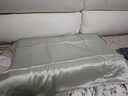 太湖雪 重磅真丝枕套 纯色真丝枕套 100%桑蚕丝绸 海空蓝 48*74cm 实拍图
