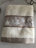 三利 毛巾家纺 纯棉枫叶毛巾 洗脸面巾 34x76cm 灰缎 实拍图