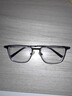依视路（ESSILOR） 钻晶系列高清耐磨防蓝光近视超薄镜片专业配度数眼镜架男女镜框 金属-全框-2062GY-透明灰 镜框+依视路膜御防蓝光1.67现片 实拍图