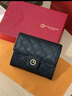 金利来真皮女士钱包女轻奢短款钱夹高端品牌皮夹2025年新款女生牛皮票夹 【官方授权 假一罚十 精美礼盒】 实拍图
