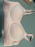 嫚熙哺乳内衣薄款聚拢无钢圈哺乳期喂奶孕妇文胸MX-Bra80066奶油肤M码 实拍图