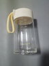 富光清然玻璃杯 高硼硅玻璃水杯子 女生便携牛奶咖啡刻度茶杯330ml 实拍图