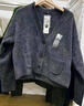 优衣库女装舒芙蕾针织短开衫/外套空调衫通勤25秋冬新款478339 08 深灰色 M /160/84A 实拍图