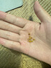 御邪黄金转运珠足金999路路通光面金珠手串串珠手链中秋节礼物 3毫米特供金珠两颗 实拍图