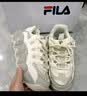 斐乐（FILA） 可颂面包鞋运动鞋女休闲鞋老爹鞋厚底鞋子 黑-BK 35.5 实拍图