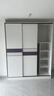 白浅【免费安装】衣柜卧室储物柜子移门衣橱简易推拉门大衣柜 【三门】1.6米主柜 实拍图