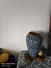 景德镇陶瓷花瓶摆件客厅插花落地高级感种花盆大复古陶罐水养中式 金口青花高号(可水培) 实拍图
