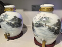 瓷小奴（CIXIAONU） 景德镇陶瓷酒坛酒瓶酒壶密封仿古酒坛酒具酿酒罐10斤20斤50斤 20斤山水金铜龙头 实拍图