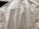 十如仕衬衫男长袖高端白衬衣纯棉高支免烫抗皱商务休闲正装  301 白色修身版 均码 39/84【175/92A】 实拍图