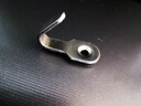 迷你不锈钢挂钩强力承重实心挂衣钩隐形钩子门后钥匙钩挂包钩黑色 原色 10个【送自攻螺丝】 实拍图