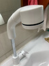 高田贤三出口日本白色抽拉式面盆水龙头冷热台盆洗脸盆龙头可升降洗头旋转 白色龙头+60cm管 实拍图