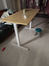 乐歌电动升降电脑桌电竞升降书桌办公学习桌子E2原木色1.4m 实拍图