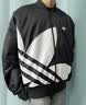 adidas情侣款复古宽松运动夹棉外套轻薄棉服男女冬阿迪达斯三叶草   黑色   3XL 实拍图