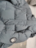 京东京造羽绒服男女情侣同款真鸭绒冬季中长款连帽保暖外套 灰色 L 实拍图