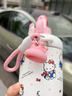 YANIS 3hello kitty保温杯大容量水杯女礼物高颜值咖啡杯316不锈钢吸管杯 hellokitty700ml（316礼盒装） 实拍图