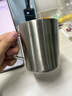无印良品（MUJI）不锈钢双层马克杯 大容量男女办公学生水杯茶杯咖啡杯 银色490ml 实拍图