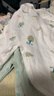 童泰（TONGTAI）新生儿蝴蝶衣春秋季纯棉0-6月婴儿连体衣宝宝爬服2件装绿色 52码 实拍图
