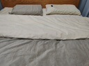 一默牛奶绒四件套冬季床单被套枕套保暖亲肤宿舍床上用品双拼色多件套 双拼-柔雾暖曦 床单款 （被套200*230cm） 实拍图