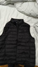 雪中飞经典新款基础舒适轻薄羽绒便捷短款保暖羽绒小马甲轻盈便携舒适 宝石黑|8086-男 3XL 185/104A 实拍图