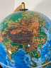 博目地球仪：25cm中英文地形政区地球仪(LED灯光木座合金架）教学研究摆件 创意礼品 办公书房装饰 实拍图