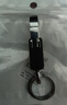 欧美达钥匙扣 结实耐用时尚设计锁扣双环不锈钢钥匙圈挂件 可个性定制 3716黑 1个 实拍图