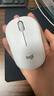 罗技（Logitech）M221 轻音鼠标 无线鼠标 办公鼠标 对称鼠标 带无线微型接收器 米白色 实拍图