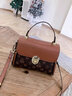CUADEN KLLIATM轻奢包包女款2025新款单肩包女士斜挎包手提包生日礼物送女友老婆 【咖色】礼盒装 高级感女生包实用走心送老婆妈妈长辈 实拍图