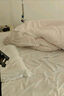 艾薇亲肤五星级酒店宾馆专用纯白色民宿被套枕套床单1.2m床三件套 实拍图