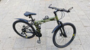 Jeep吉普自行车折叠山地男女学生26寸24速双减震公路单车战神-苍岭绿 实拍图