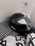 AGV K1S头盔K1摩托车机车全盔四季通用全覆式跑盔男女广角通风透气3C K1S-BLACK（亮黑） M（适合55-56头围） 实拍图