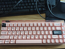 MelGeekmade68pro+磁轴键盘小蜜蜂TTC万磁王紫心轴RT0.01电竞游戏客制化机械无畏契约打瓦情侣 MADE68 PRO+粉光【紫心轴】 有线MelGeek 68键 实拍图
