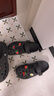 卡骆驰（CROCS）洞洞鞋贝雅男鞋女鞋轻便耐磨一脚蹬拖鞋休闲鞋|10126 黑色-001 37 /38(230mm) 实拍图