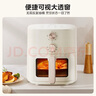美的（Midea）空气炸锅免翻面 2025年新款可视大视窗经典旋钮 实用大容量家用小家电6L  2.0金属内腔KZE6086 实拍图
