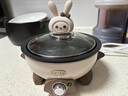 ERNTE德国昂特 1L电火锅 电热锅 一人食兔子锅 家用多功能锅 适合1~2人 EHP-1901-CW 奶昔白 实拍图