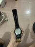 PENC IWATCH适配卡西欧黑金手表GA110/120表带g-shock 700冰韧透明替换原装GD 亮面黑-原版表带金扣-钢化膜2片 实拍图