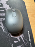 罗技（Logitech）M196 无线蓝牙鼠标 办公鼠标 笔记本商务办公家用 小巧便携 对称手型 石墨灰 实拍图