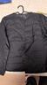 MUJI女式 轻量羽绒便携式 无领 夹克 羽绒服女款 黑色 M  实拍图