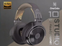 OneOdio头戴式耳机 音乐耳机 专业录音监听耳机DJ主播调音台录音棚专用 高保真HIFI全封闭 Pro10 钛空灰 实拍图
