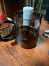 京东京造 远山泡茶杯 茶水分离高硼硅玻璃具礼物男士【不锈钢茶漏】 440ml 实拍图