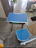 晶霄儿童学习桌椅套装作业课桌子小孩书桌写字桌学校小学生家用可升降 【校园pro款】双柱课桌+椅深灰色 实拍图