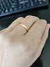 潮宏基 回潮黄金戒指女素圈指环手饰时尚通勤送女友情人节礼物 计价 约1.9g 女士13号 实拍图